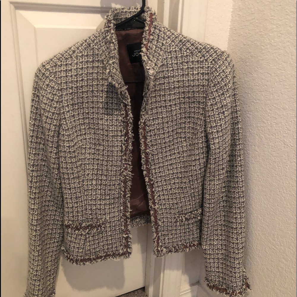 Light Grey Shimmer Blazer